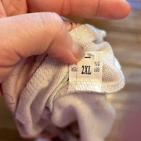 Women’s Pink Sweet Pink Holiday Santa Clause Ugly Christmas Sweatshirt 2XL - Picture 4 of 5